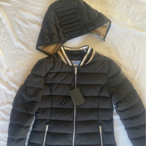 MOOSE Knuckles LARIAT DOWN JACKET IN BLACK size x-small...
